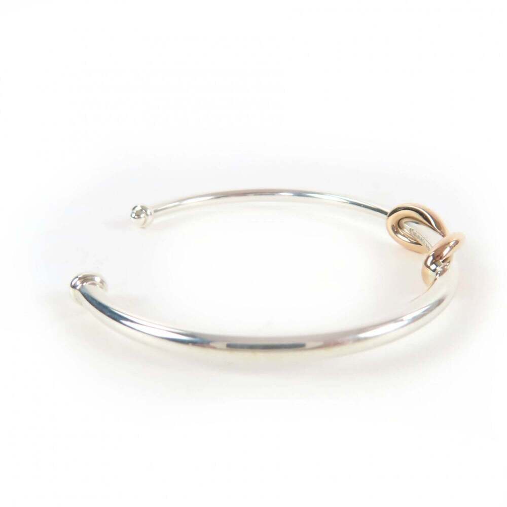 TIFFANY&Co. Tiffany Infinity Bangle AG925 AU750 Combination 925 x 18K (YG) Si... - Picture 5 of 7